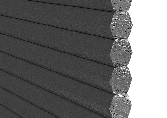 Umbra (Blackout), Liquorice - Clip Fit Honeycomb Blind - Image 4